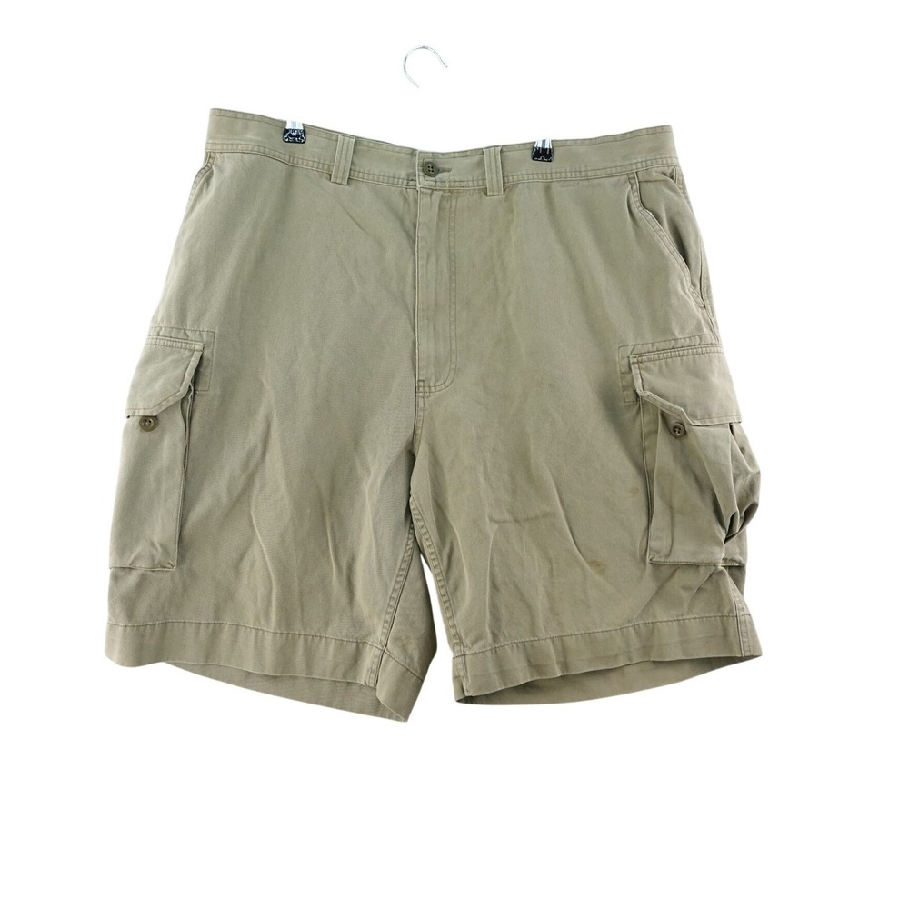 Ralph Lauren Classic Polo Chino‎ Cargo Shorts Mens Sz 42 Khaki Outdoor Baggy Y2K